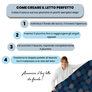 COPRIPIUMINO FANTASY, 100% Microfibra, No Stiro - IPNOTIC