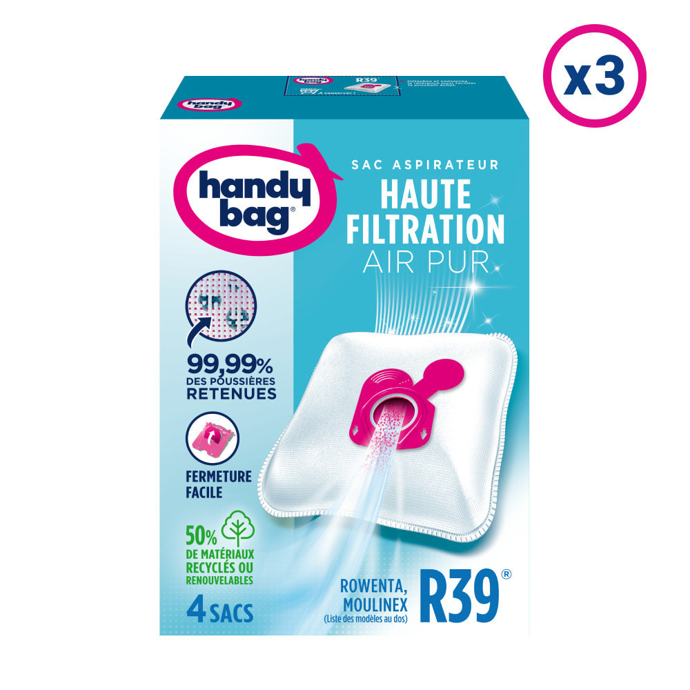 3x4 Sacs Aspirateurs - R39 - Rowenta