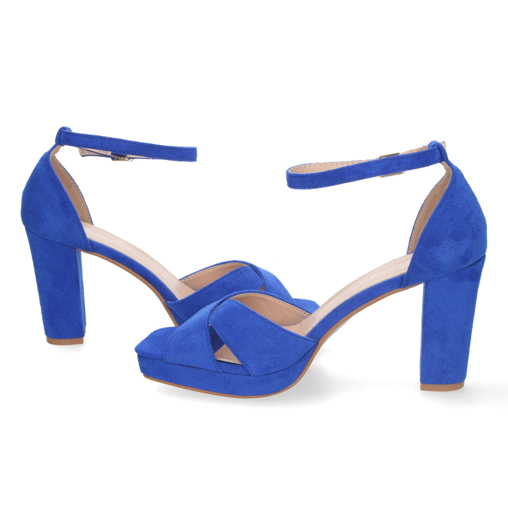 Sandalia de Tacon con Palas Cruzadas