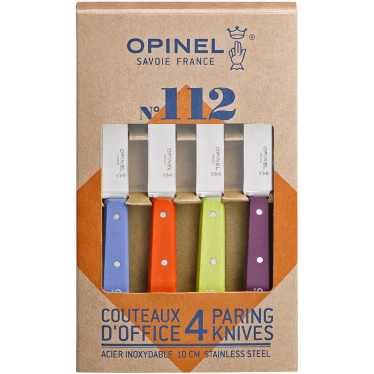 Set de couteaux OPINEL No112 4 couteaux d'office