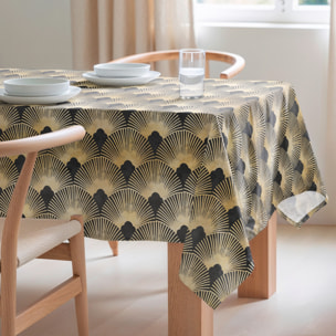 Mantel estampado antimanchas IRINA ANTRACITA