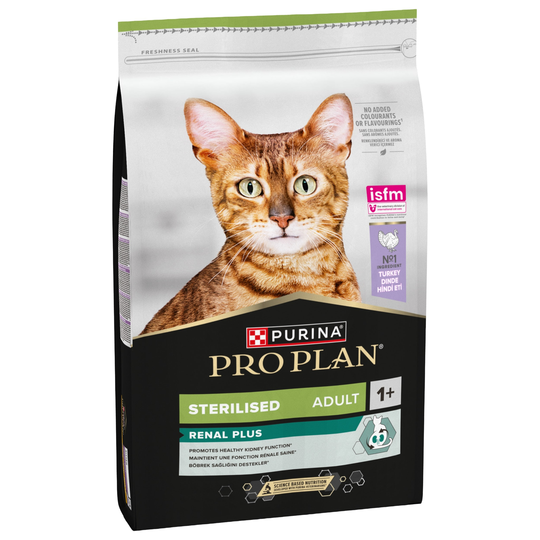 PURINA PRO PLAN Sterilised Adult 1+ RENAL PLUS, Riche en Dinde