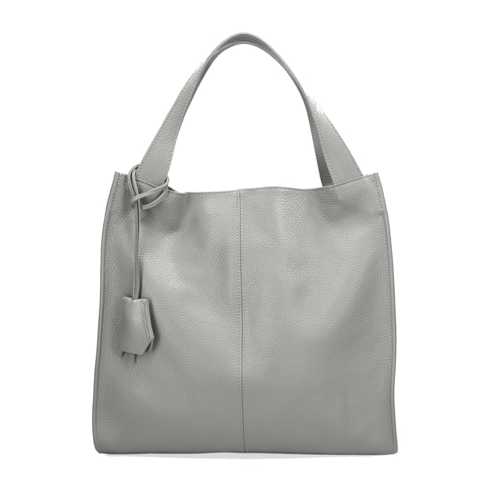 Borsa a spalla da donna - Modello Aelia - Vera pelle - 40.0 x 36.0 x 12.0 cm