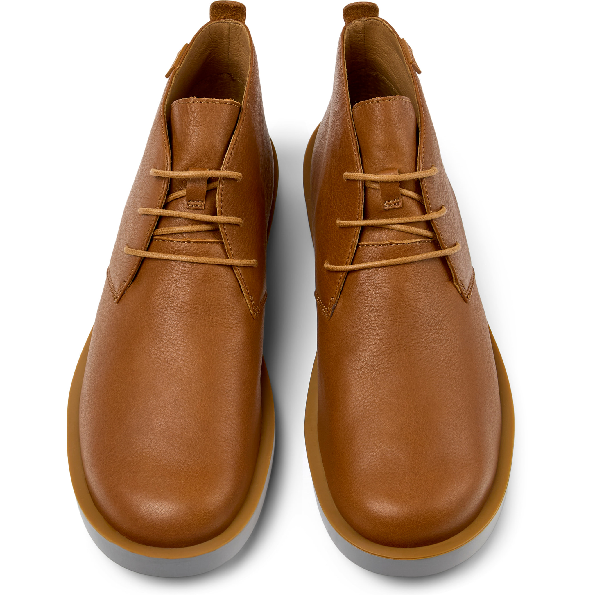 Sneaker-Bootie - CAMPER Wagon - Marron - Cuero liso