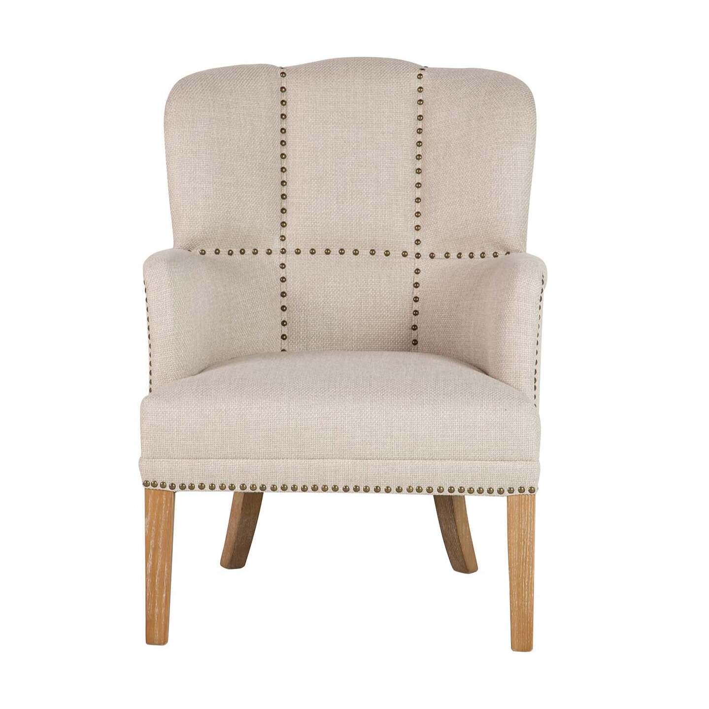 Butaca Madera Fresno Beige 48x53x78 Cm