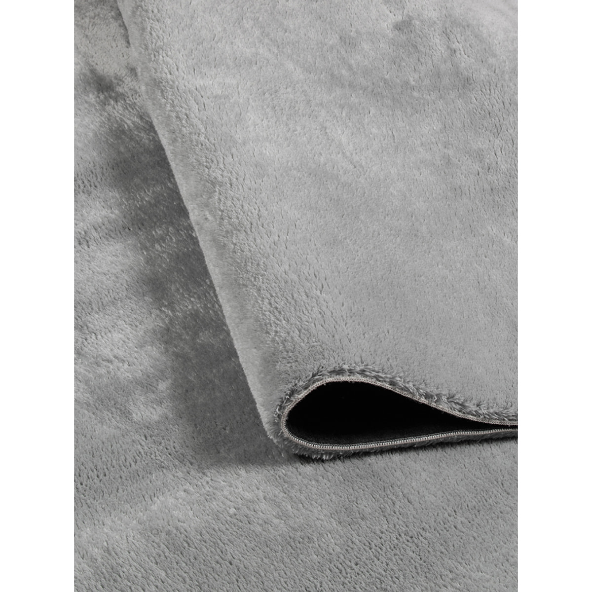 Loft - Tapis de salon shaggy tout doux lavable en machine - Gris