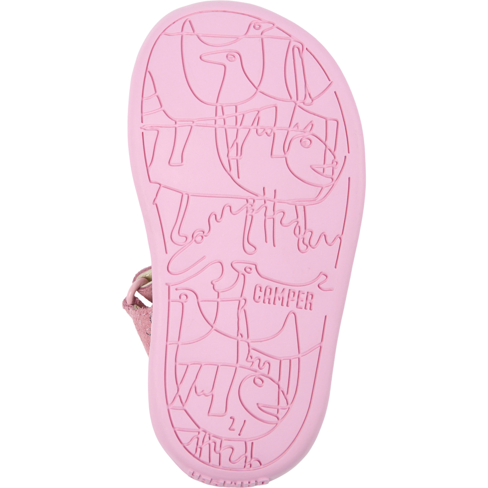 Sandalias - CAMPER Bicho - Rosa - Piel de ante