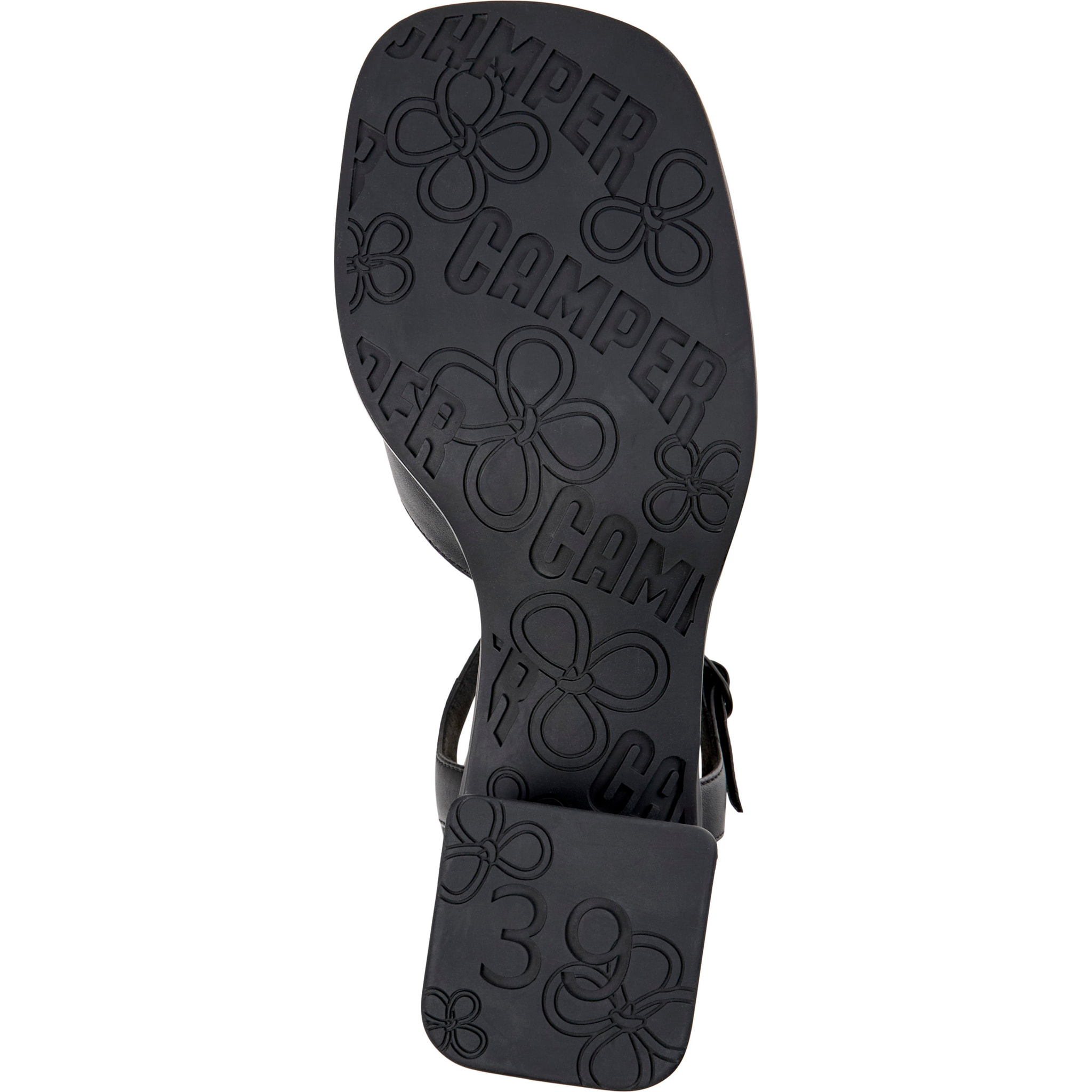 Sandalias - CAMPER Kora Sandal - Negro - Cuero liso