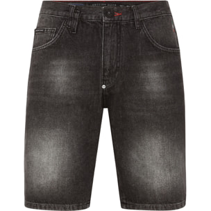 PHILIPP PLEIN Pantalones cortos vaqueros