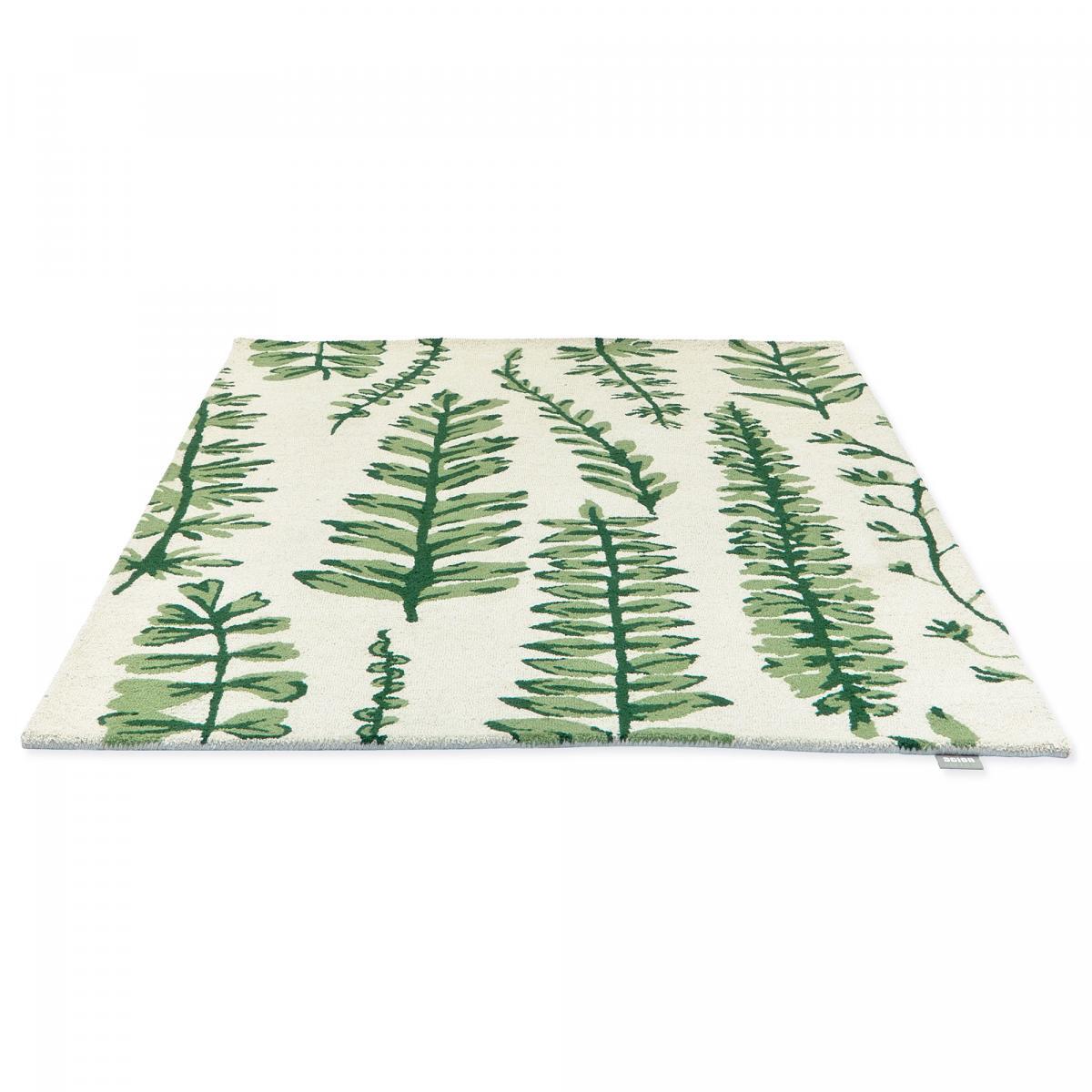 Tapis salon et chambre fait à la main en laine motif floral CEBI