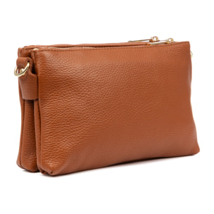 Barbania borsa a spalla donna. Pelle autentica Dollaro.