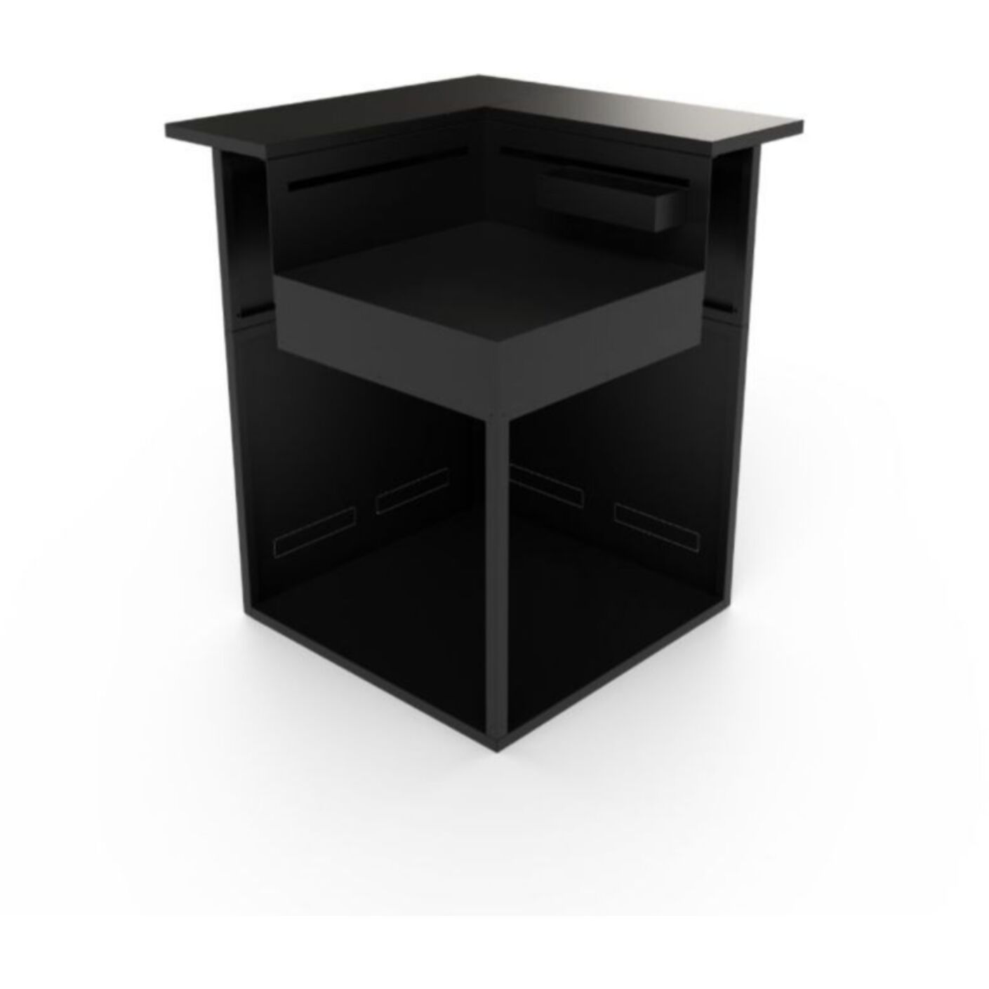 Meuble d'angle FORGE ADOUR SAAF CBN angle acier fermé Comptoir