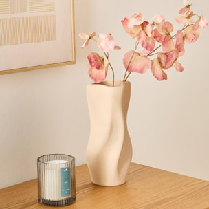 Vase Grigor beige H25cm