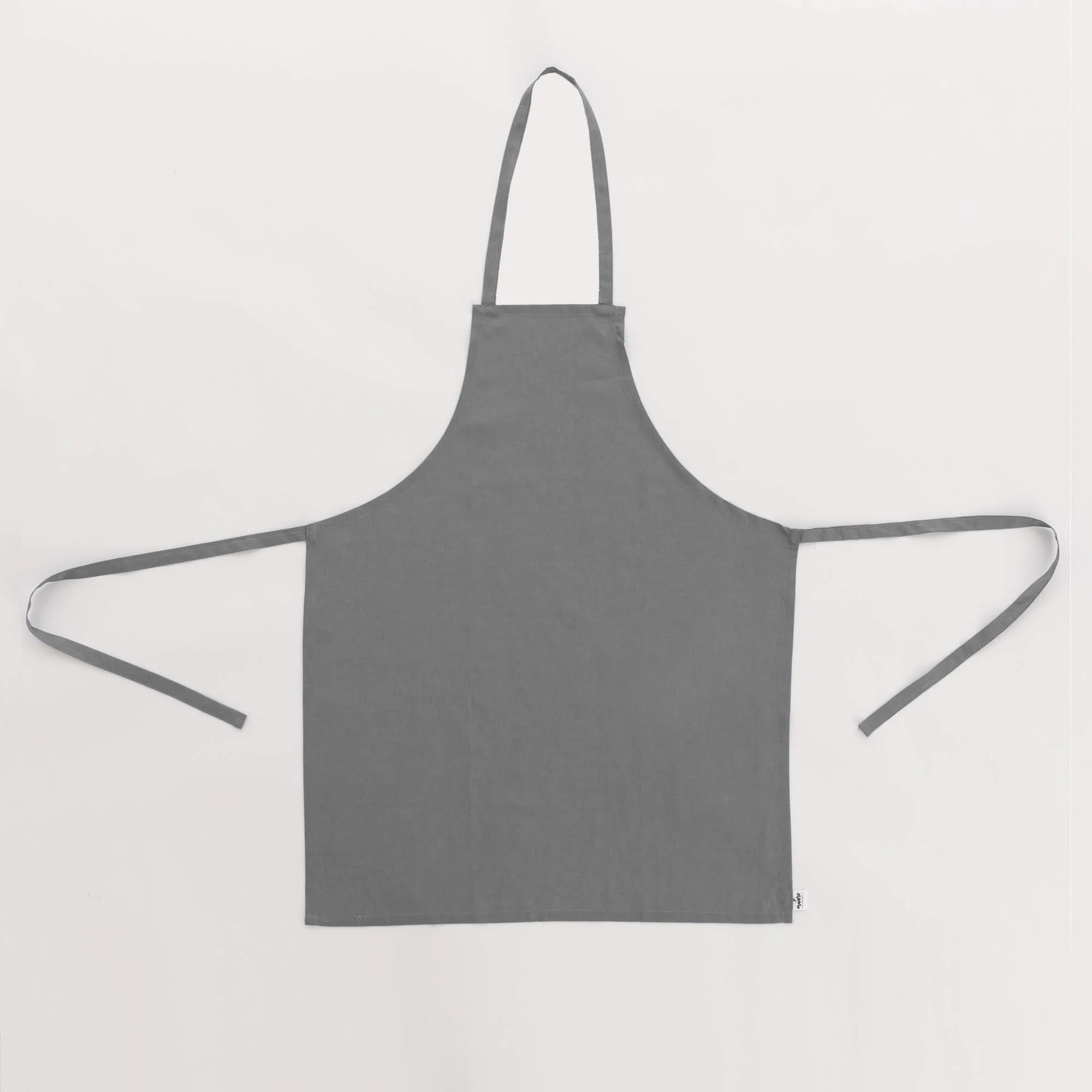 Tablier 100% lin Antracithe - 110x69 cm
