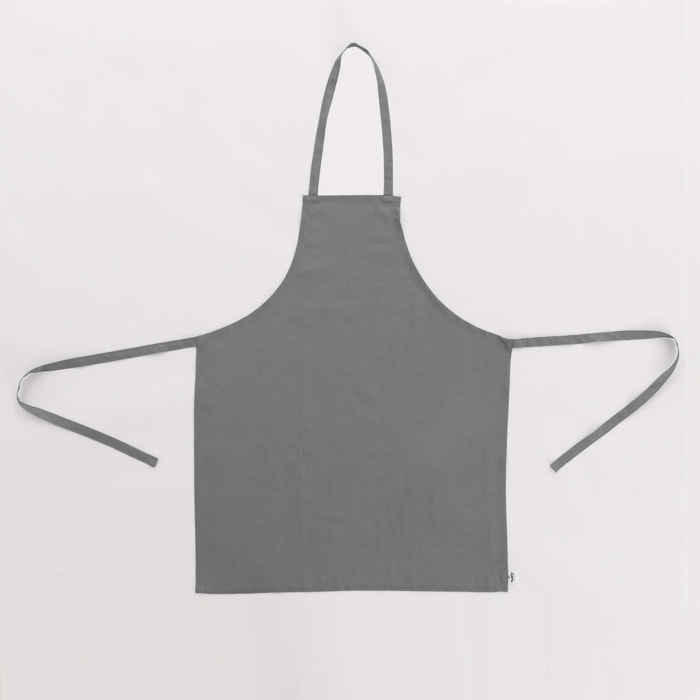 Tablier 100% lin Antracithe - 110x69 cm