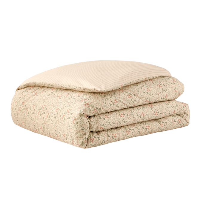 Housse de couette imprimée en percale de coton, COTTAGE