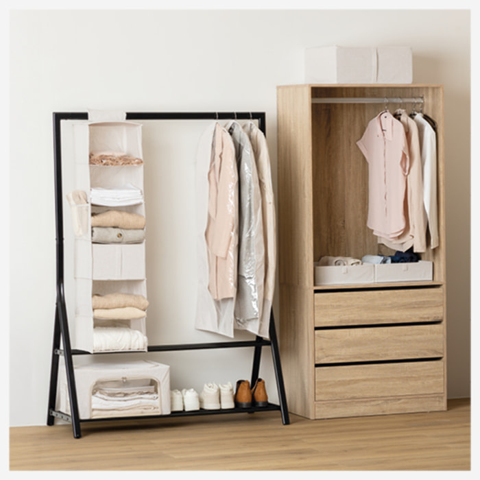 Housse de rangement "Groomy" double ouverture 50x35cm