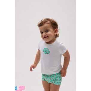 Set costume boxer e maglietta baby fish