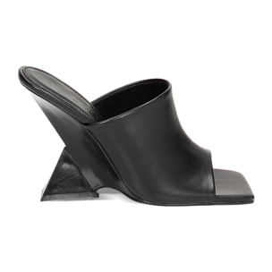 Mules Open Toe negras