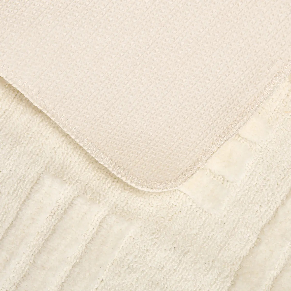 Tapis de bain Strio 50x75cm blanc