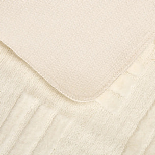 Tapis de bain Strio 50x75cm blanc