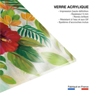 Tableau Hibiscus des tropiques Tableau plexiglas