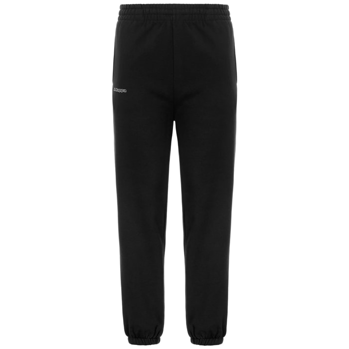 Kappa - Pantalones Mujer Negro - Logo Sea Or