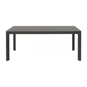 Table de jardin Bari 180x90cm noire Kare Design