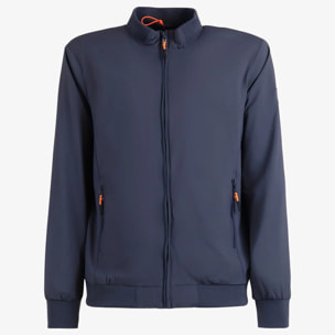 Giacca Esercito con zip blu uomo