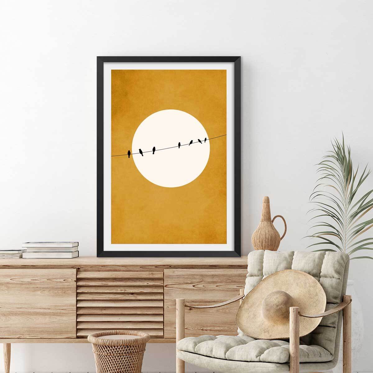 Affiche dessin ""Gazouillis"" Affiche seule