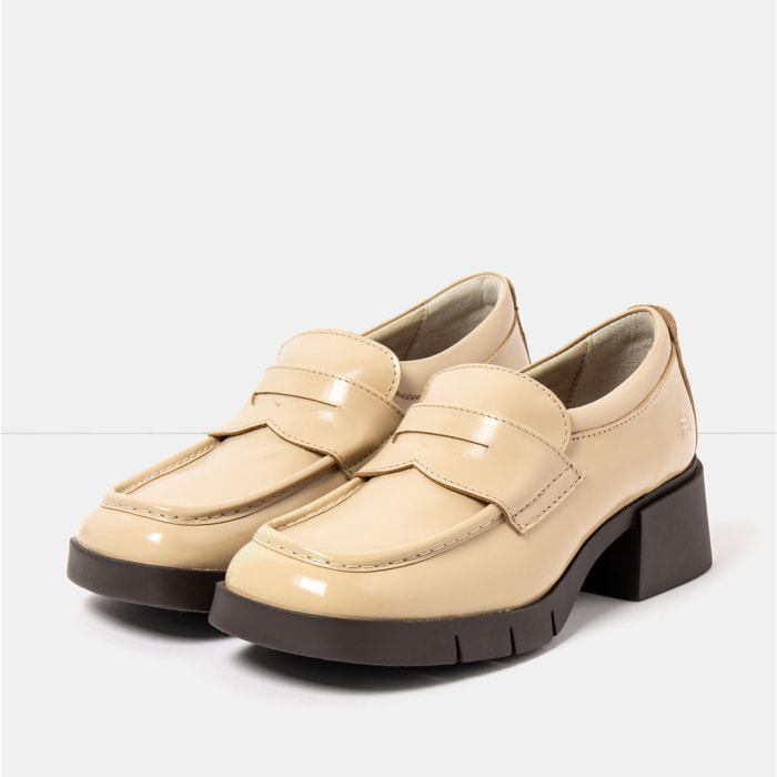 Zapatos 1283 NAPPA SHINNY CREAM / VARSOVIA color Cream