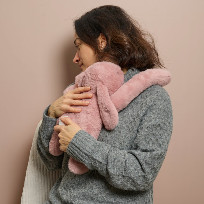 Peluche - JEUX 2 MOMES - Lestée - Micro-Ondable - Rose