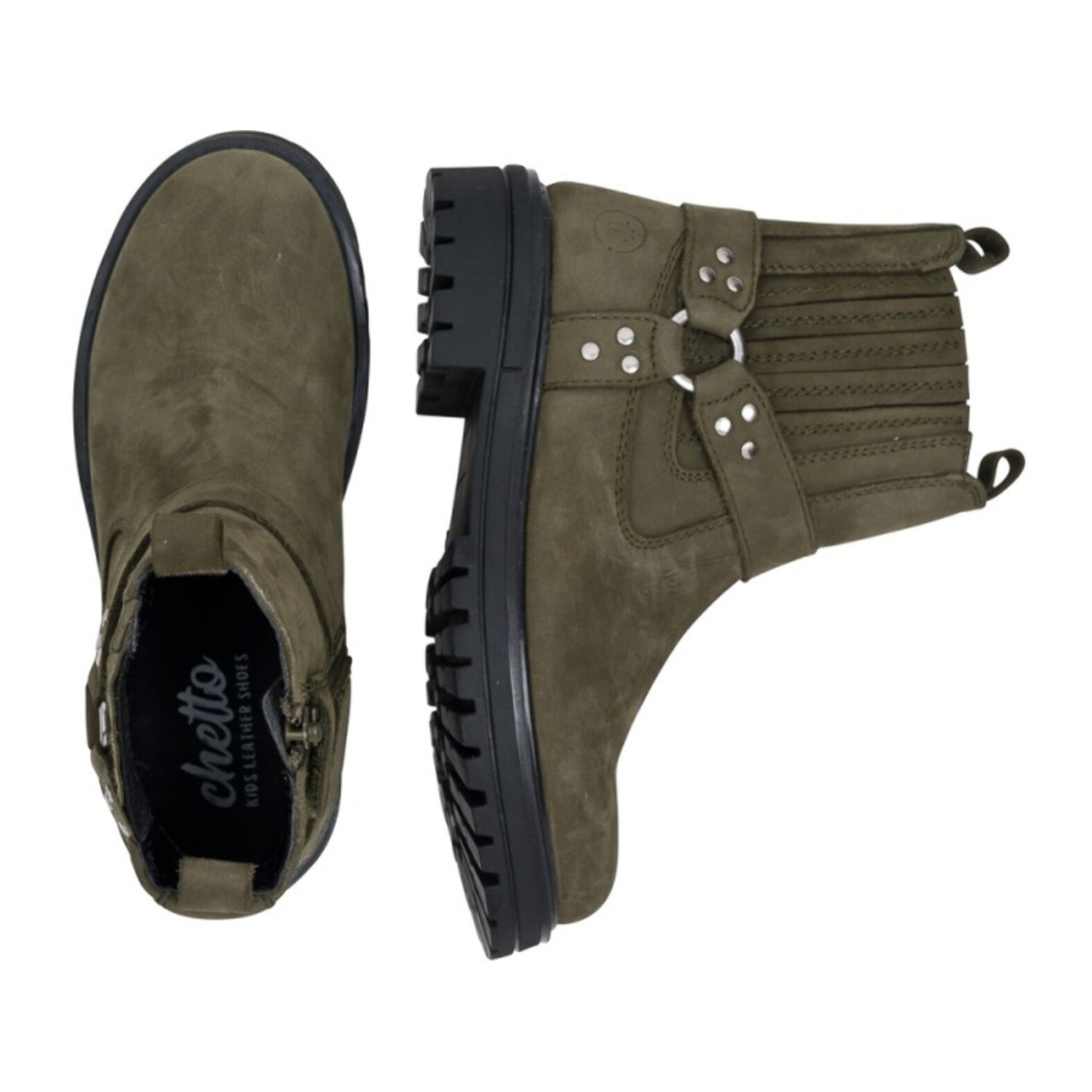 Botin con elastico - Piel