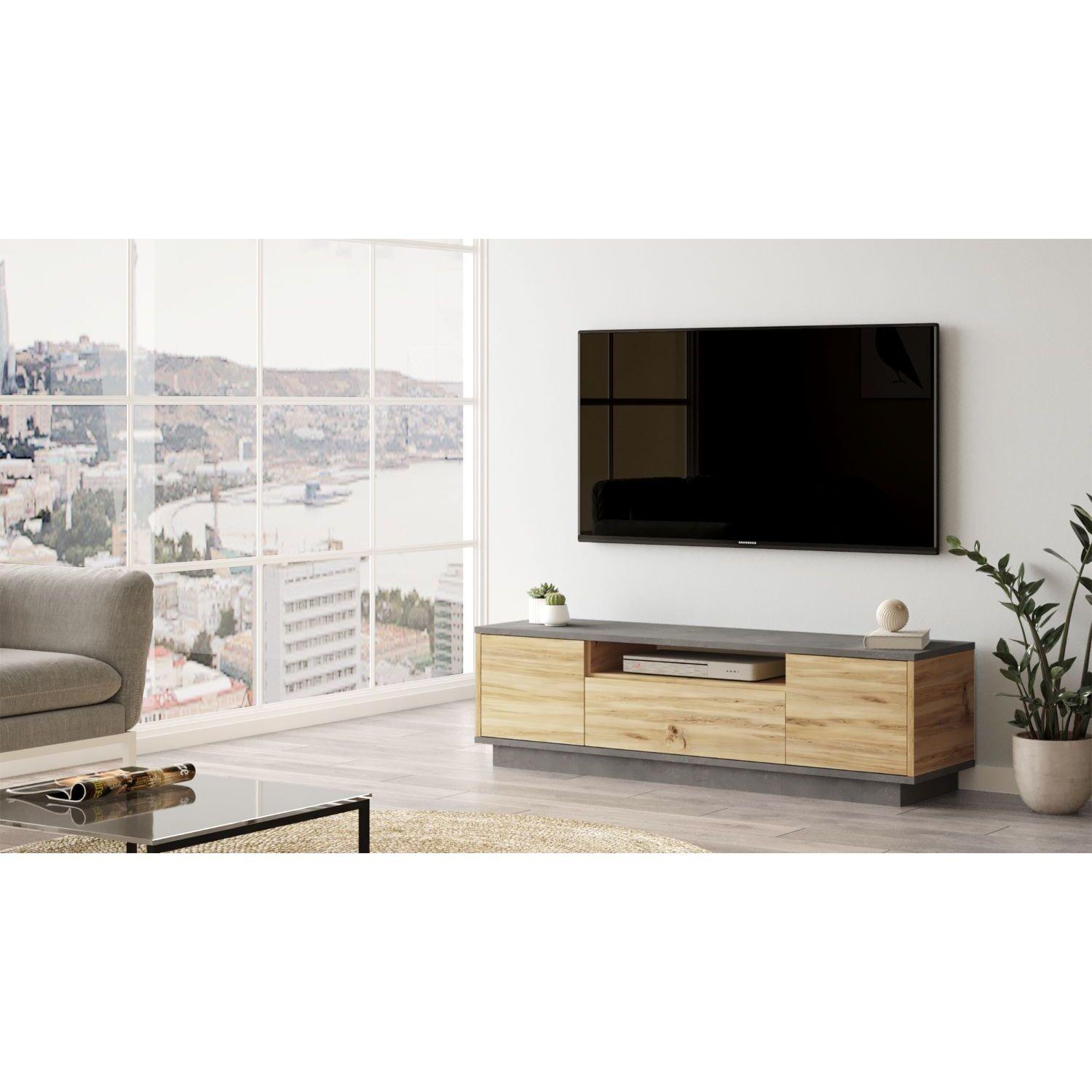 Mueble Luvio Tv 3 Puertas 140 cm