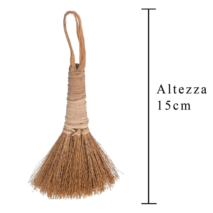 Scopina In Rattan . Altezza 15 Cm - Pezzi 12 - 10X15X2cm - Colore: Altro - Bianchi Dino - Cesteria