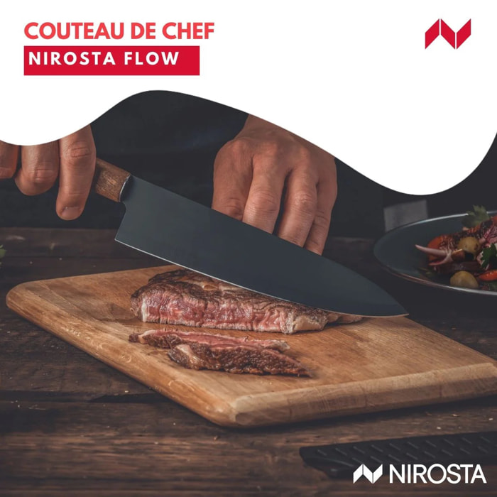 Couteau de chef 33 cm Nirosta Flow