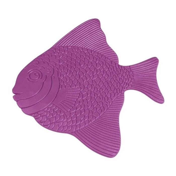 Lot de 5 Stickers figurines antidérapantes de douche ou baignoire Caoutchouc Poissons 16,5x16cm Multicolor MSV