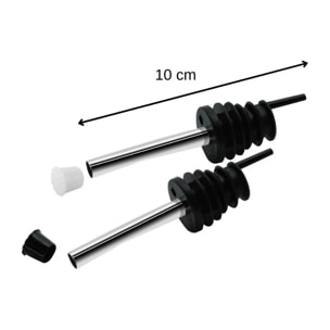 Lot de 2 becs verseurs pour bouteille Fackelmann