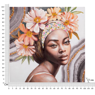 DIPINTO SU TELA NAOMI -A- CM 100X3X100