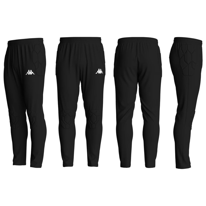 Kappa - Pantaloni Uomo Nero - Kappa4Football Fesolo