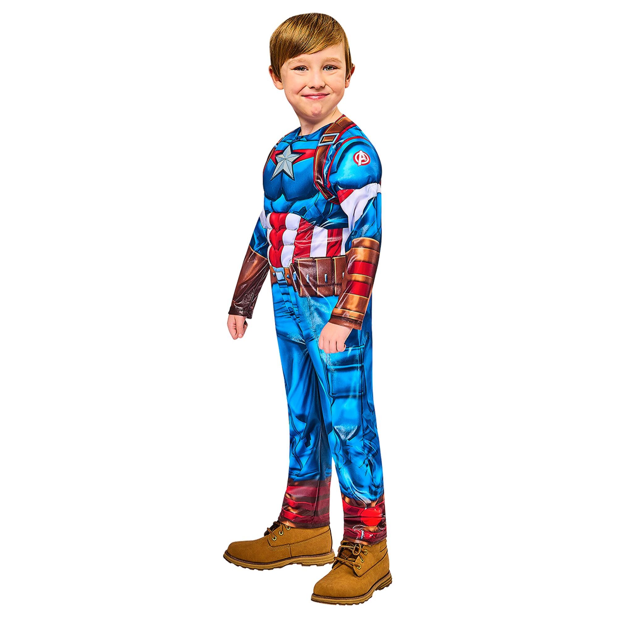 DISFRAZ CAPITAN AMERICA BLACK LINE INF