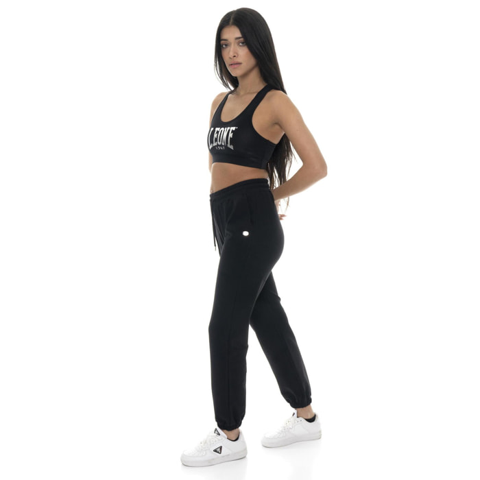 Pantaloni da donna in cotone non Felpeto Leone Basic
