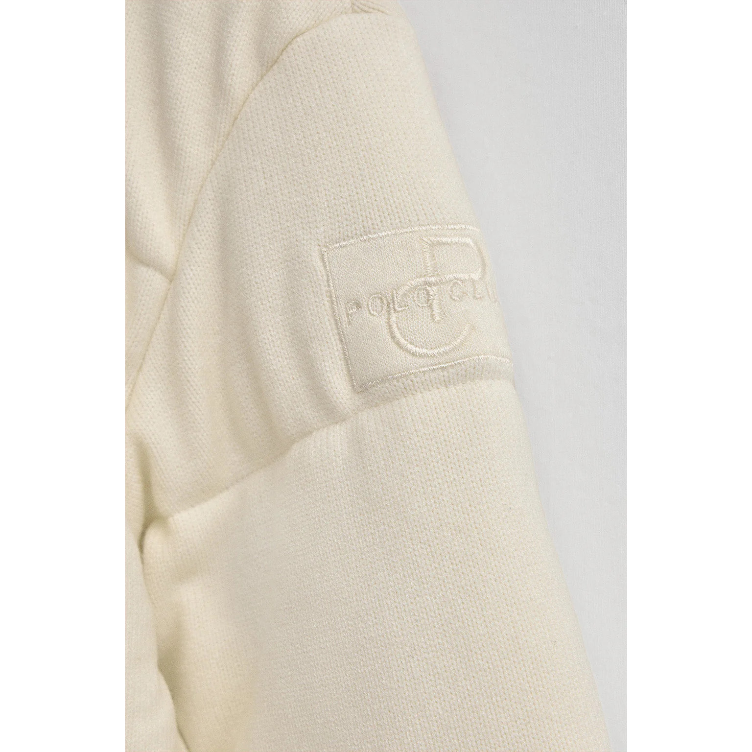 Giubbotto Lizzie ecrù con logo Polo Club