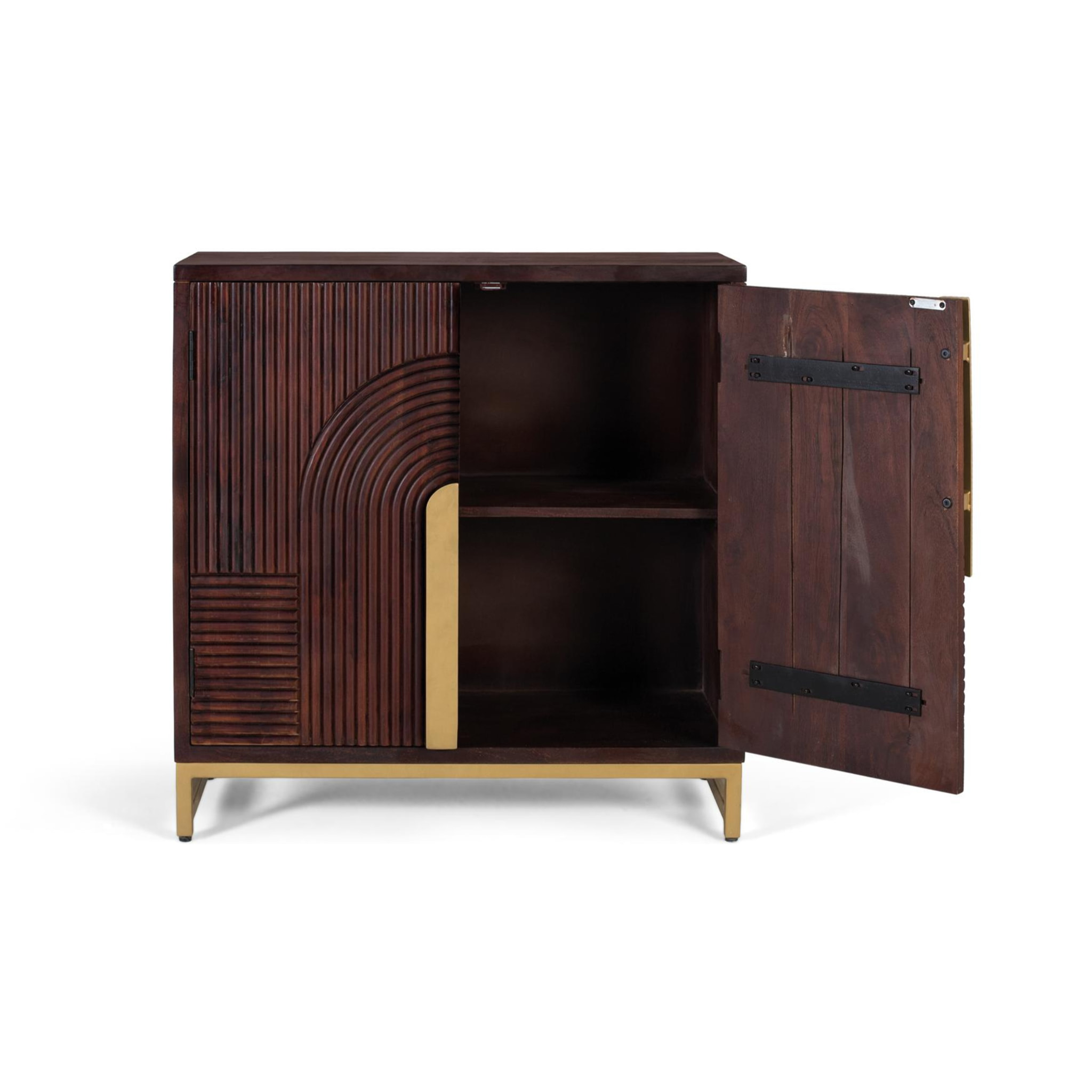 Aparador de Madera de Mango Estilo Rústico Moderno
