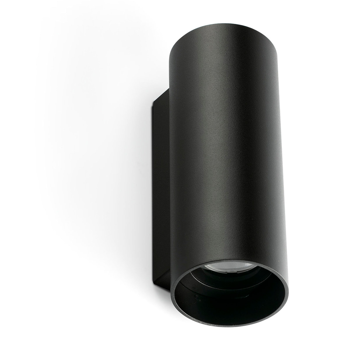 KOV 2L Lampe applique ronde noire 2700K 23°/23°