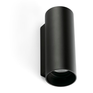 KOV 2L Lampe applique ronde noire 2700K 23°/23°