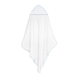 Capa Baño Algodón Estrellas Lunas Bodoques & Babero redondo