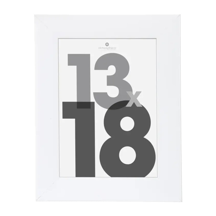 Cadre photo "Lise" blanc 13x18cm