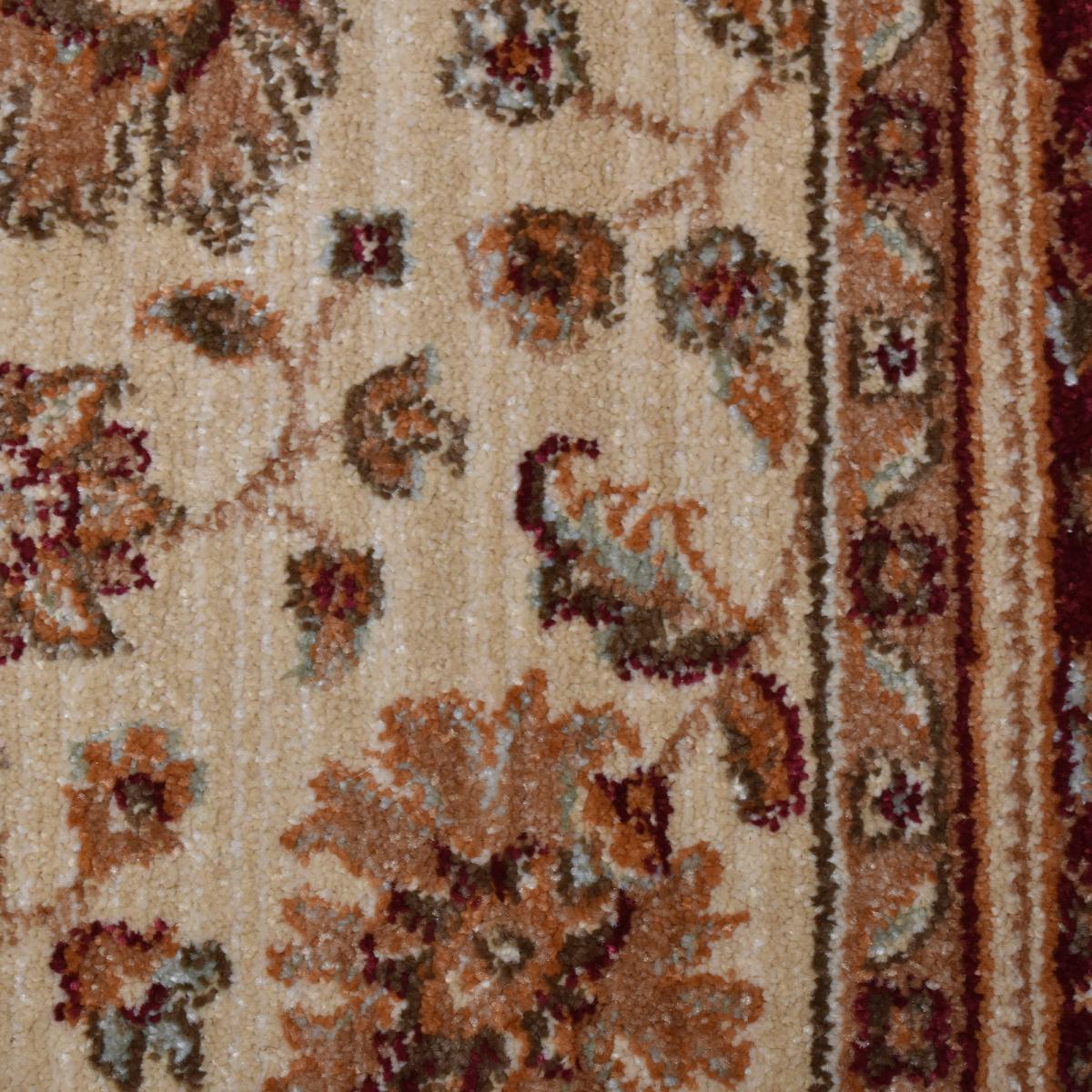 Tapis épais de 120x180 aux motif floraux traditionnels orientaux