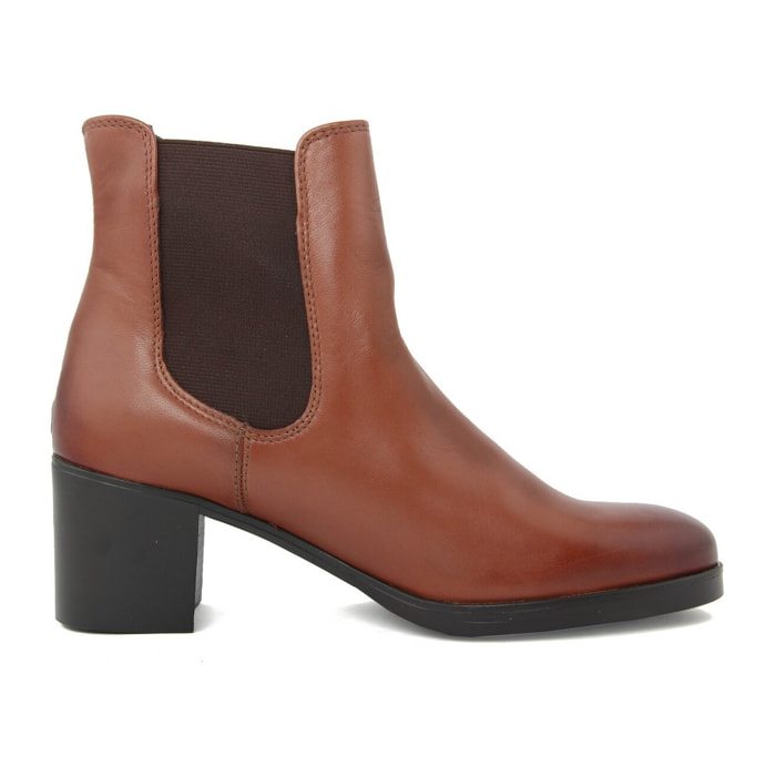 Stivaletti Donna colore Marrone-Altezza tacco:6cm